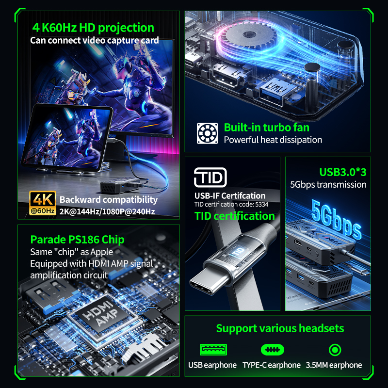 وصله بليكستون 6 في 1 الاصدار الجديد GS6 GEN2