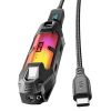 وصله بيفا X41 RGB الاصدار الجديد شحن 60 واط سماعه ابره 3.5mm سماعه تايب سي PIVA ADAPTER