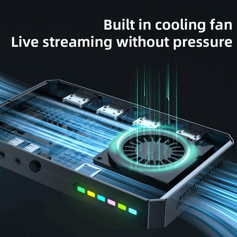 الجاتو للبثوث 6 في 1 وصله بث مباشر للاعبين 4K 60HZ HDR 