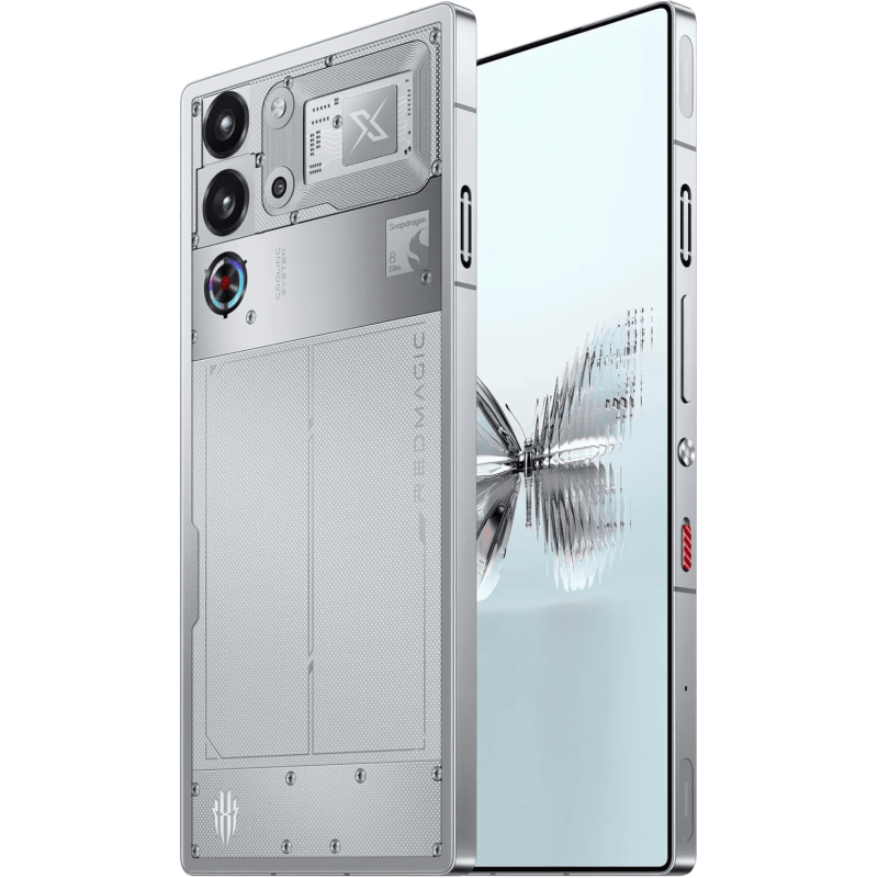 ريد ماجيك 10 برو 16 رام ذاكره 512 ابيض شفاف النسخه العالميه Moonlight