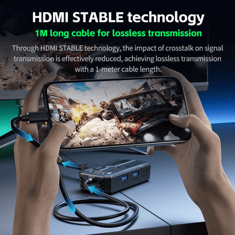 ادابتر وصله شحن وسماعه ايثرنت بلكستون 6 في 1 الاصدار الجديد Plexstone 6 in 1