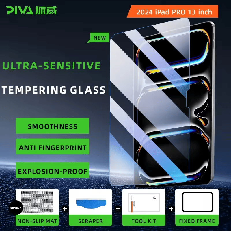 ستيكر حماية زجاج مقاومة للبصمة للايباد ام 2 11 انش مخصصة للالعاب 